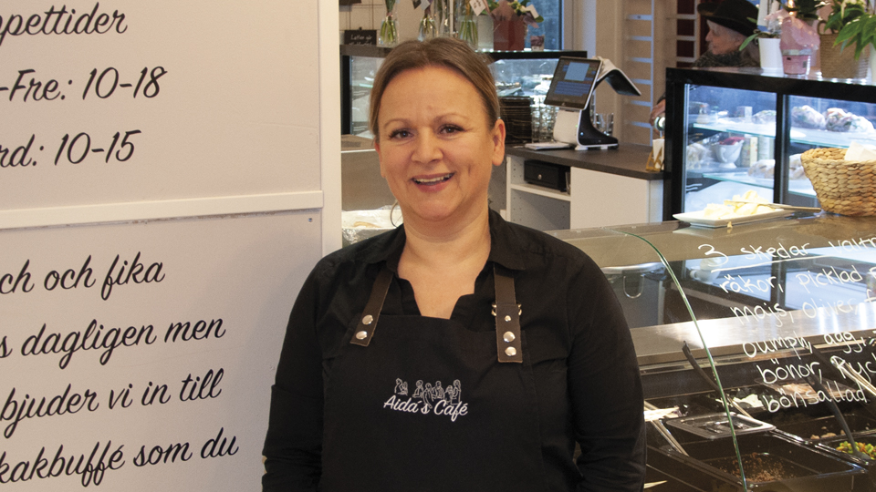 Aida Fazlic startade sitt café på bara några veckor